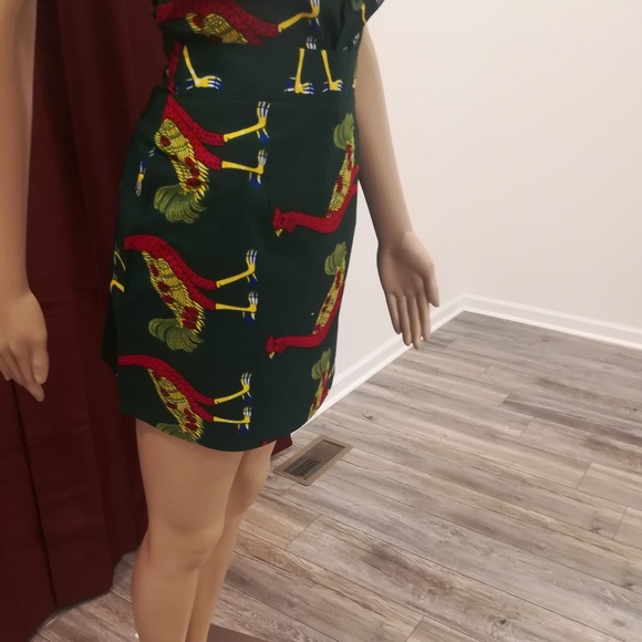 SWEET SHEEBA green mini skirt size 4 - Picture 3 of 6